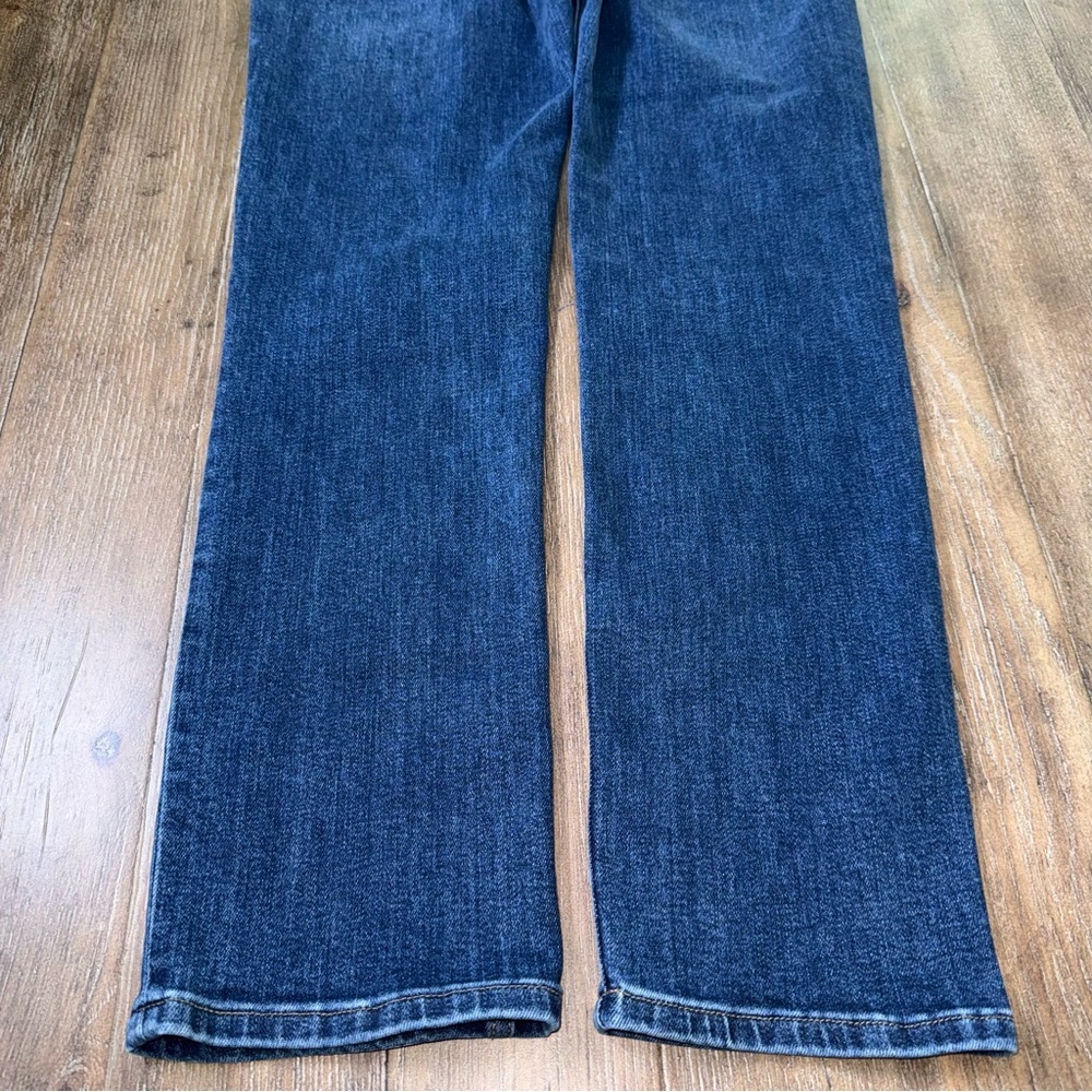 QUINCE Slim Straight Jeans Crop Dark Blue Sz 28 mid rise ankle - Picture 12 of 12